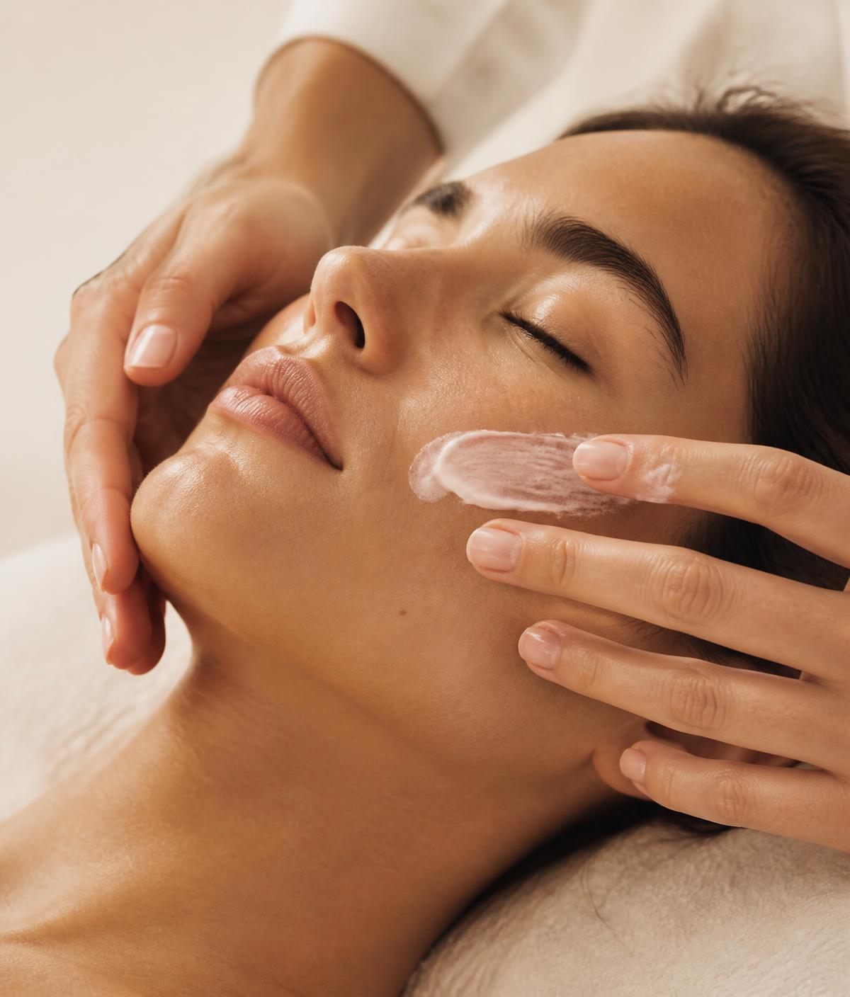 Tratamiento facial con luz cálida